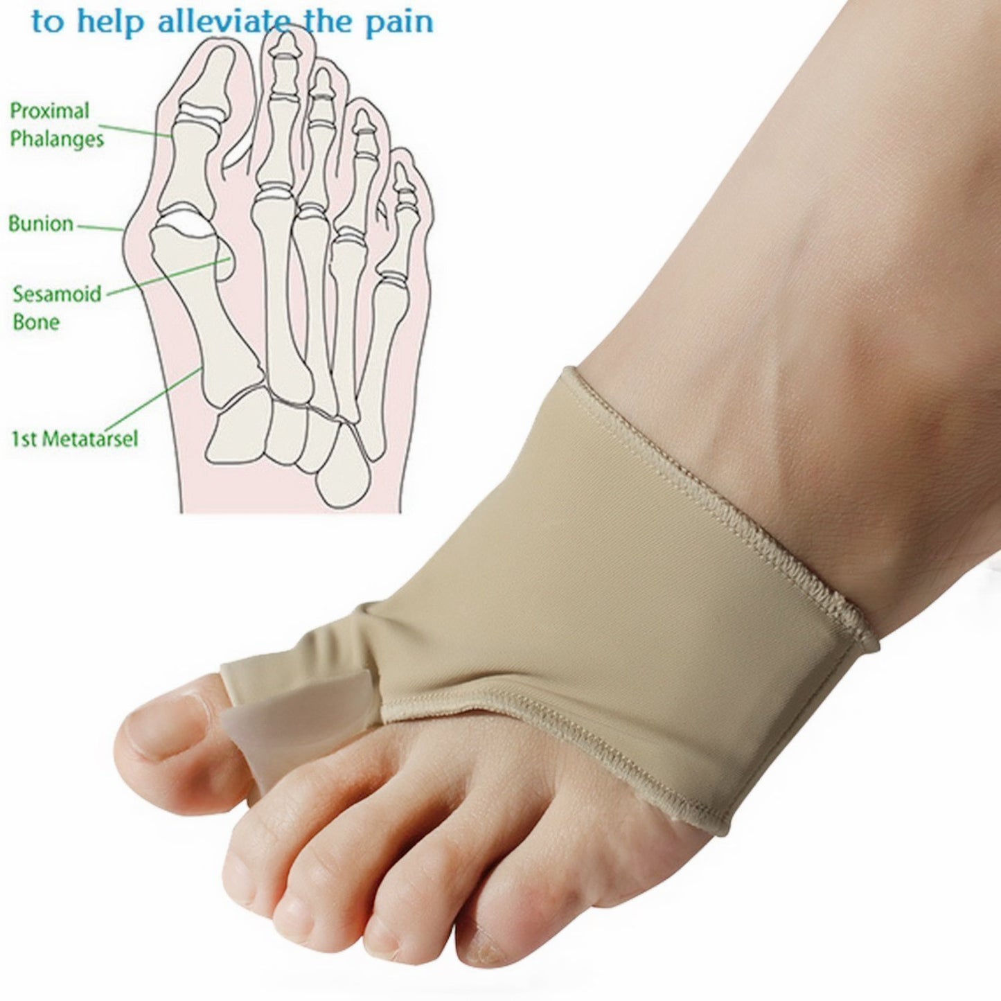 Silicone Hallux Valgus Silicone Toe Correction Socks Toe Care d5f1ad3c 4319 4f67 9d32 38020ad0b3e3