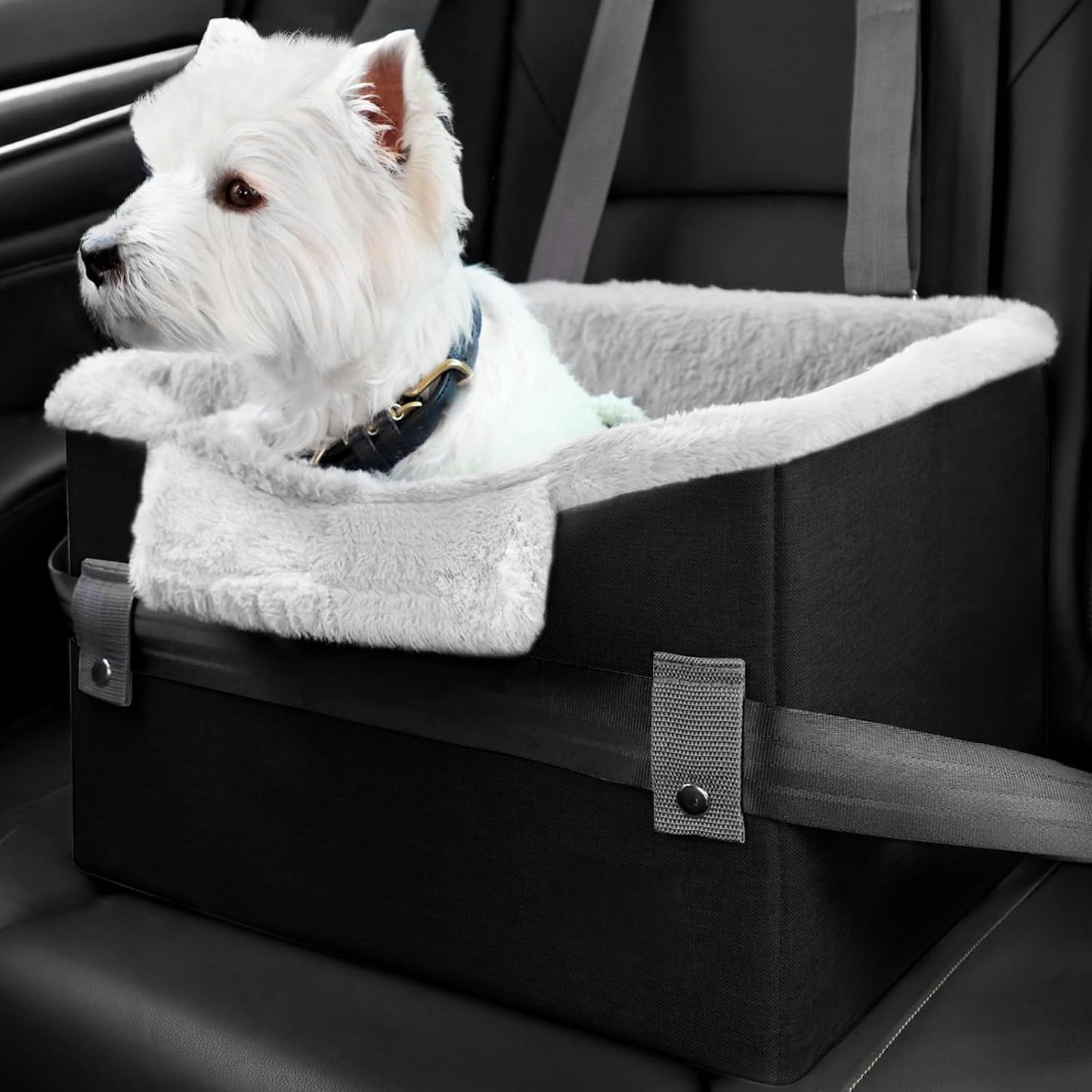 Portable Small Dog Car Seat Dog Booster Seat For Car With Clip-On Safety Leash Perfect For Small Pets Pet Products d5f72c96 a