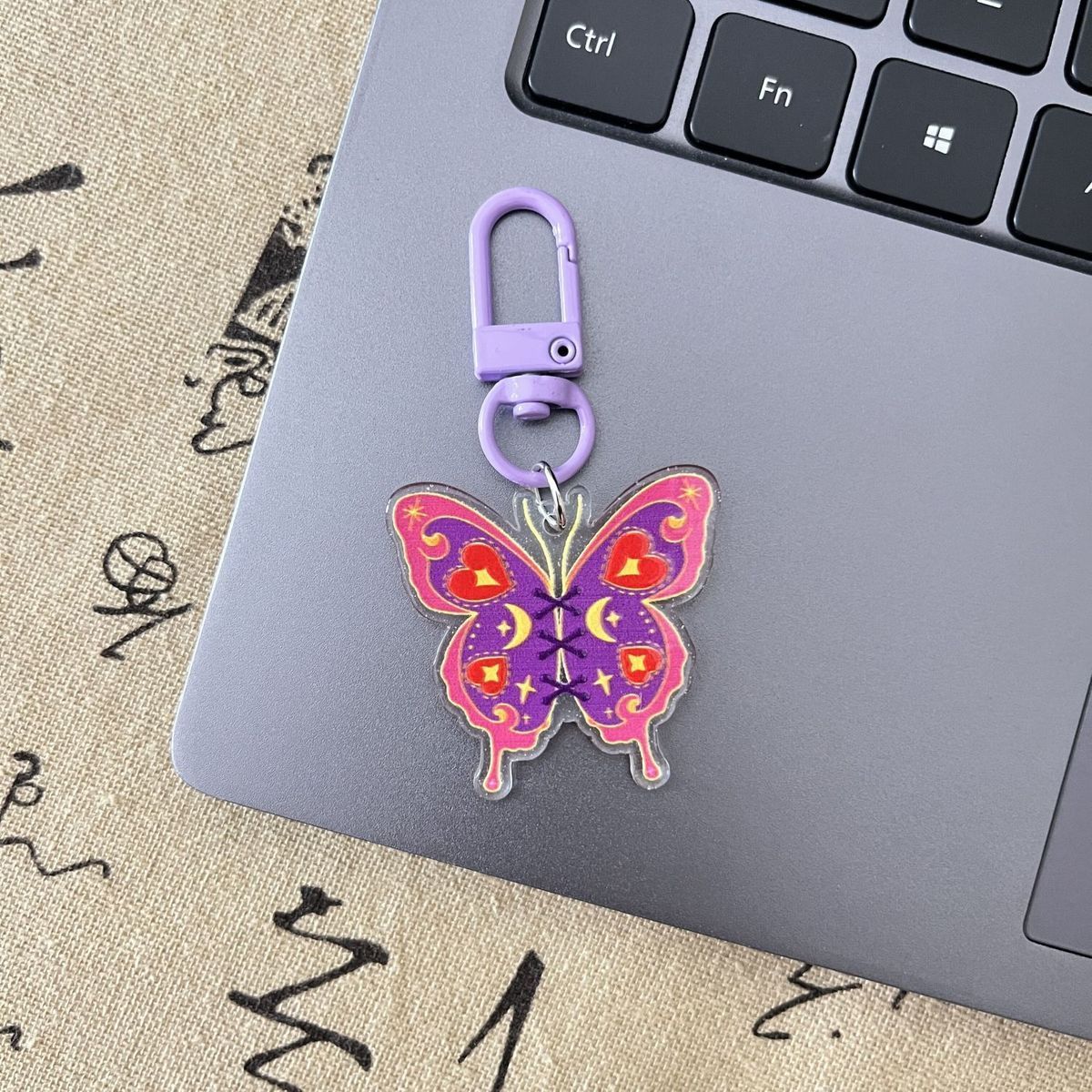 Keychain Pendant Mobile Phone Charm Girl Double-sided d5fa0442 936f 4e10 977c 118189525d2d