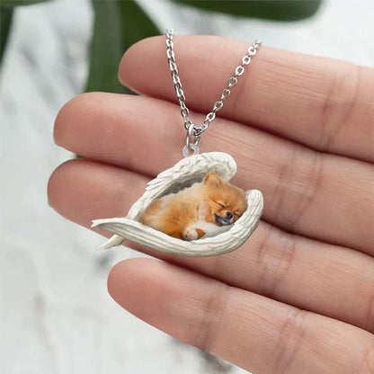Acrylic Plane Lazy Dog Hanging Necklace d5fff6cf 2ebd 4c5d b7a1 474d2e398465