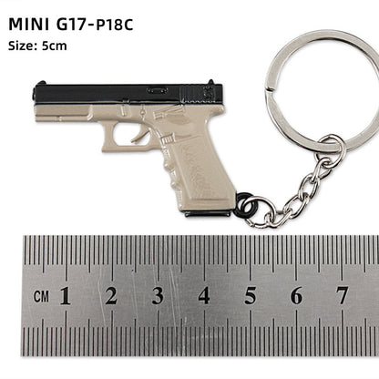 Alloy P92 Model G17 Sand Eagle Left Wheel Keychain d603f4f5 f99c 4be0 9139 0422cf927300