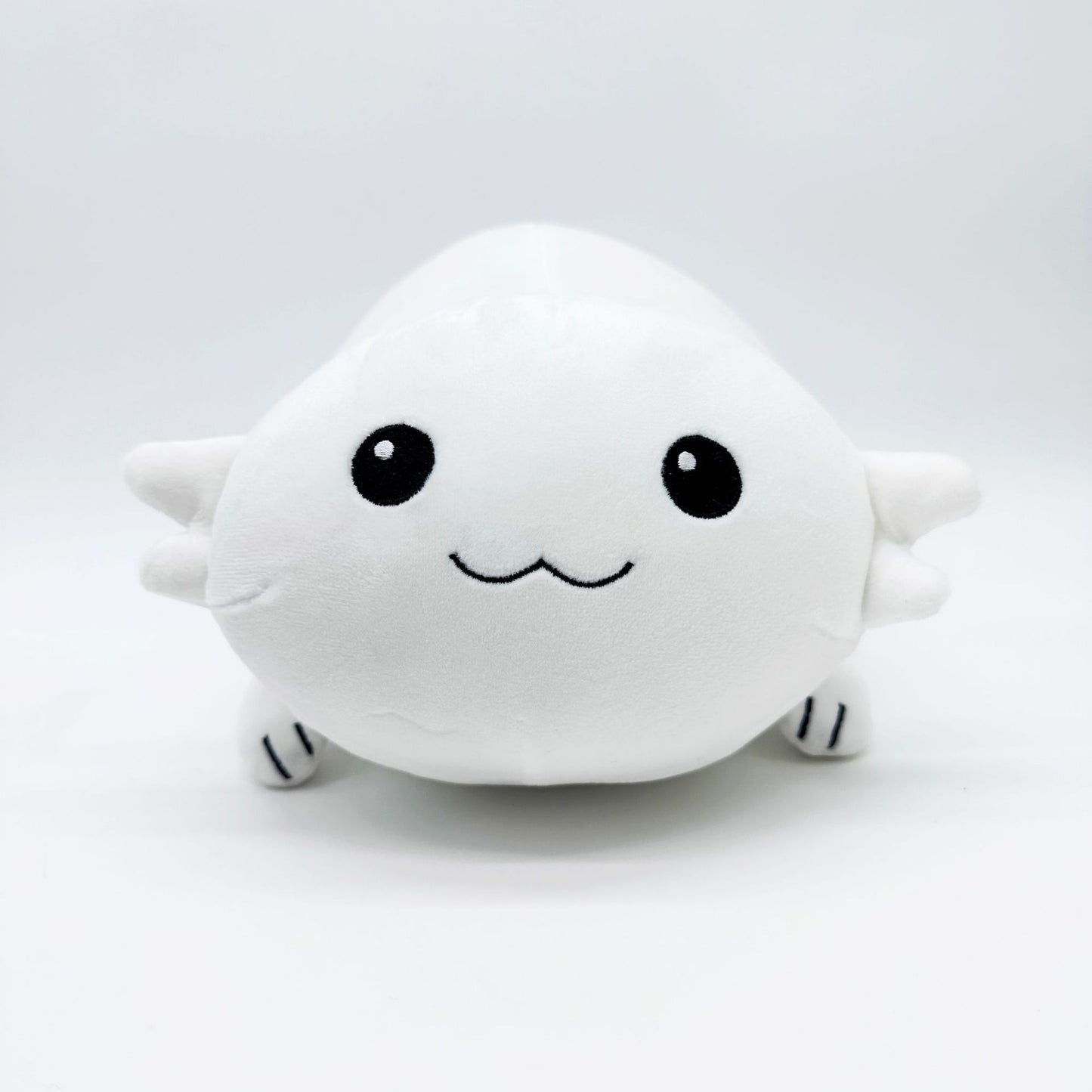 White Salamander Plush Toy Net Pocket d607f83b 115b 477b 918c 54e79d5b52f7