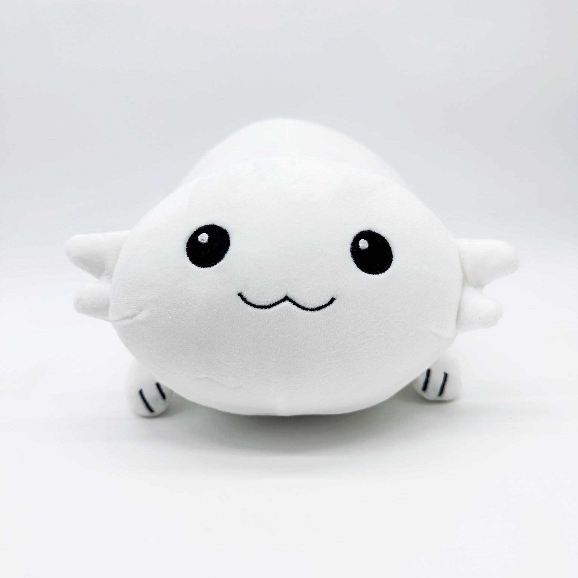White Salamander Plush Toy Net Pocket d607f83b 115b 477b 918c 54e79d5b52f7