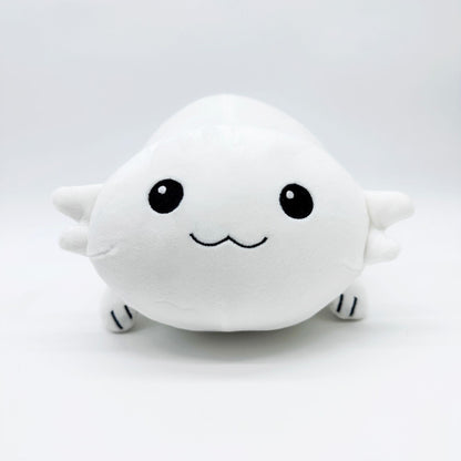 White Salamander Plush Toy Net Pocket d607f83b 115b 477b 918c 54e79d5b52f7