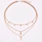 Personalized Fashion Small Round Beads And Tassel Pendant Six-pointed Star Moon d60caabc 57f2 4483 8569 437af05ecbd5