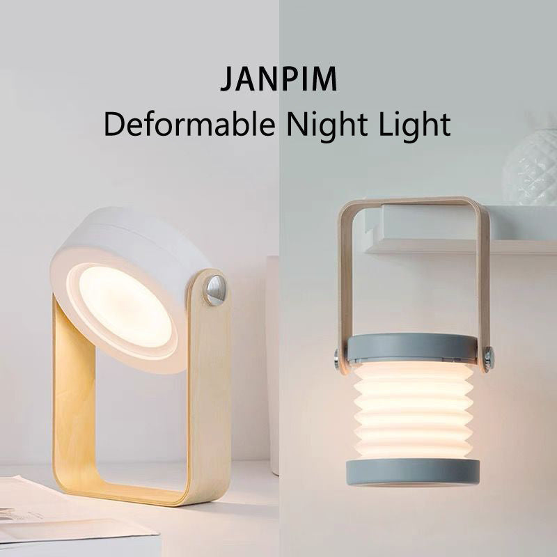 Foldable Touch Dimmable Reading LED Night Light Portable Lantern Lamp USB Rechargeable For Home Decor d6154ed3 9360 407f 8d7d