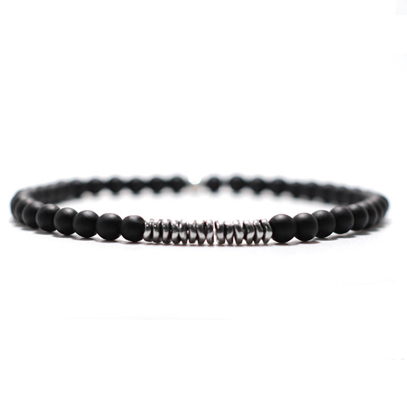 Silver Natural Stone Bracelet d6191565 44f4 4e4e 80cb a3556c06f825