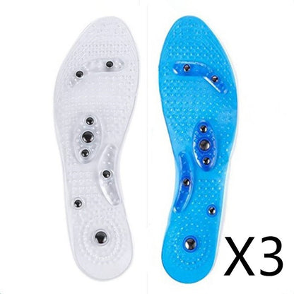 Transparent magnetic therapy insole with 8 magnets d61da5cd b48d 4cbd 85f7 bd39c954a61f