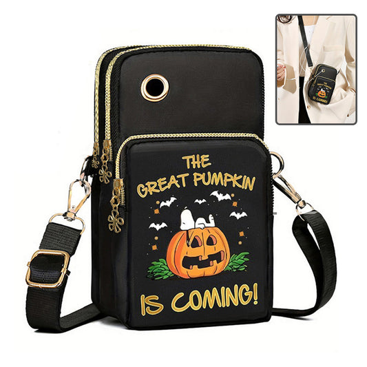 Halloween Pumpkin Pattern Phone Bag Coin Wallet Cute Mini Crossbody Shoulder Bags For Kids Women d624beed ddba 4c7e 8b36 b83e