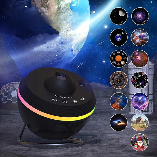 Dynamic Meteor 13 In 1 Ultra Clear Galaxy Projector Lamp Rotary Space Ball Planetarium Projector Lights For Kids Gift d6356fa