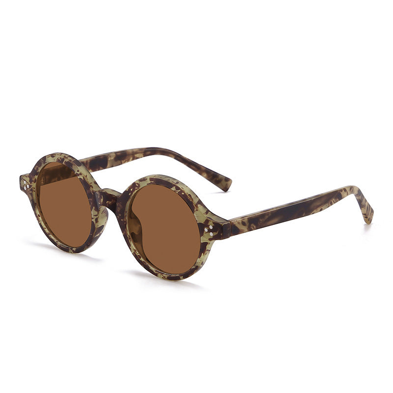 European And American Vintage Round Frame Polarized Sunglasses d6558523 7a06 46ce 91ba 9c1374a14778