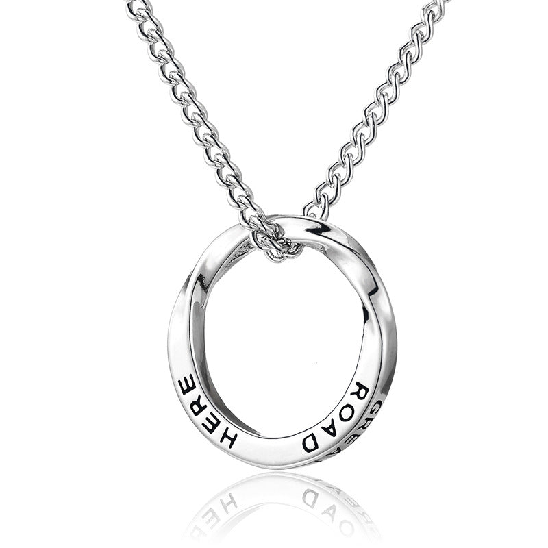 Stainless Steel Cross Shelf Head Pendant Necklace Personality Retro Men