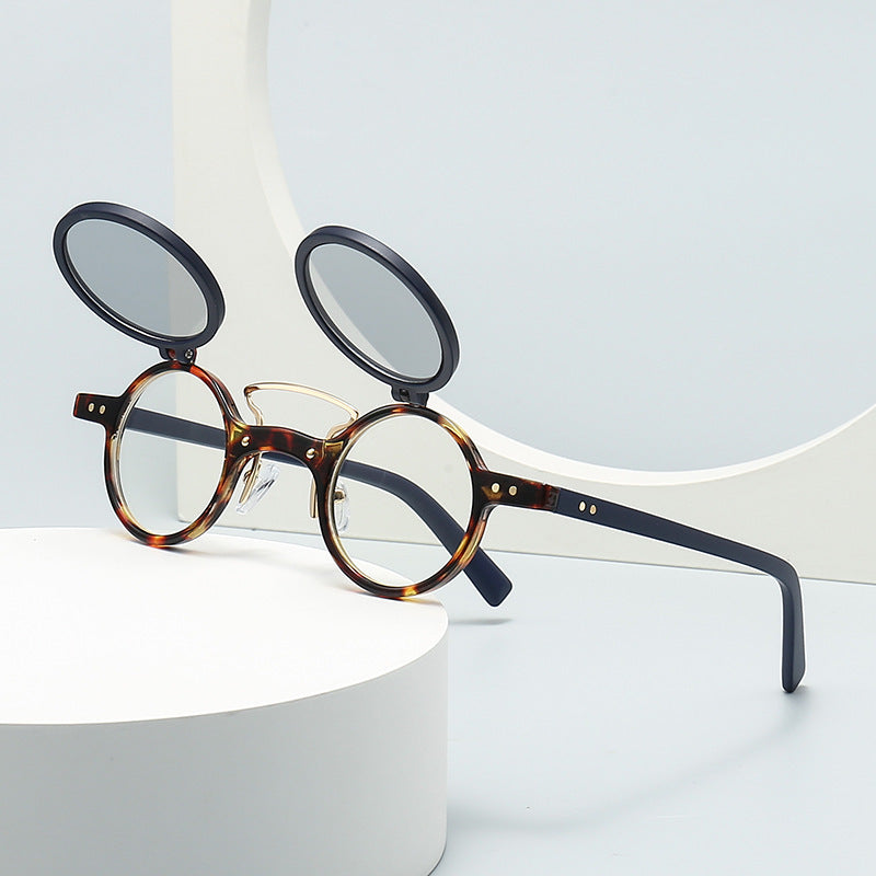 Sun Glasses Round Beige Frame d65b3906 db77 424d 9860 1d540e375aea