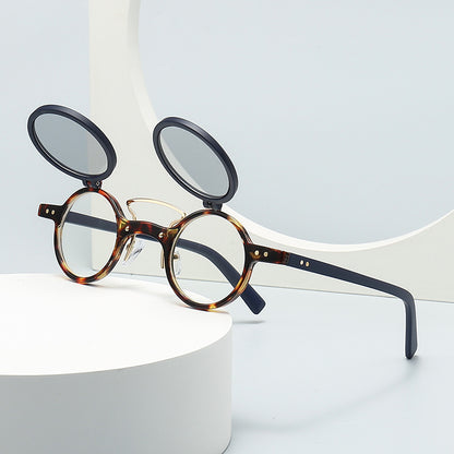 Sun Glasses Round Beige Frame d65b3906 db77 424d 9860 1d540e375aea