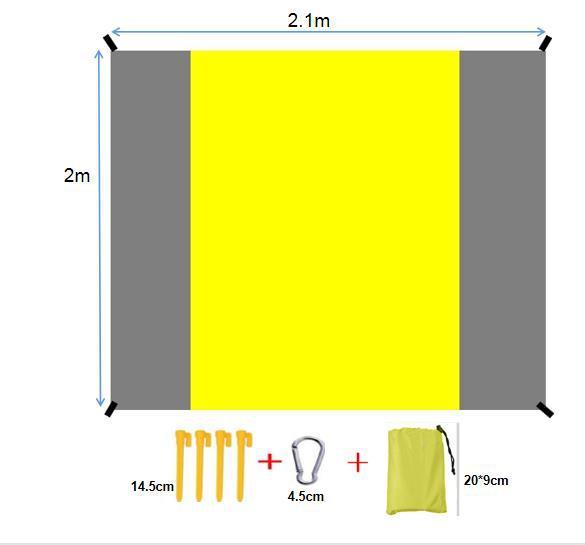 Beach Mat Folding Waterproof Picnic Mat d65caae2 6315 4910 9f16 c1d60167f880