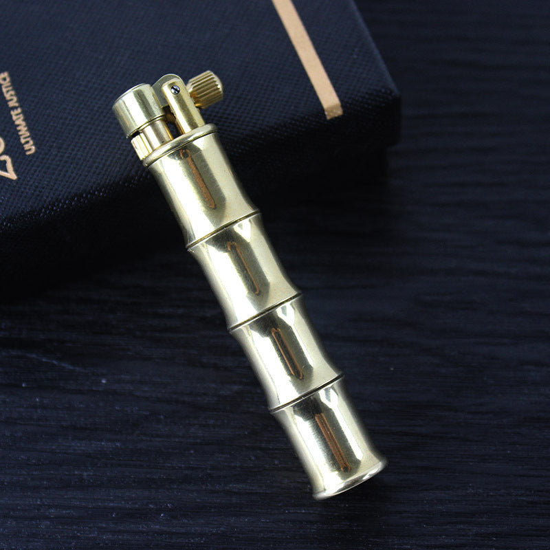 Lucky Bamboo Pure Copper Kerosene Lighter d6629be0 e9bf 43df 909e a0cc1d3bd5b0