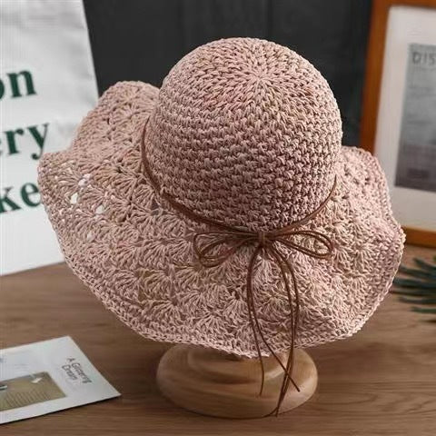Fashionable Handmade Crochet Straw Hat d6722538 4b6a 45ca abff b086910467c3
