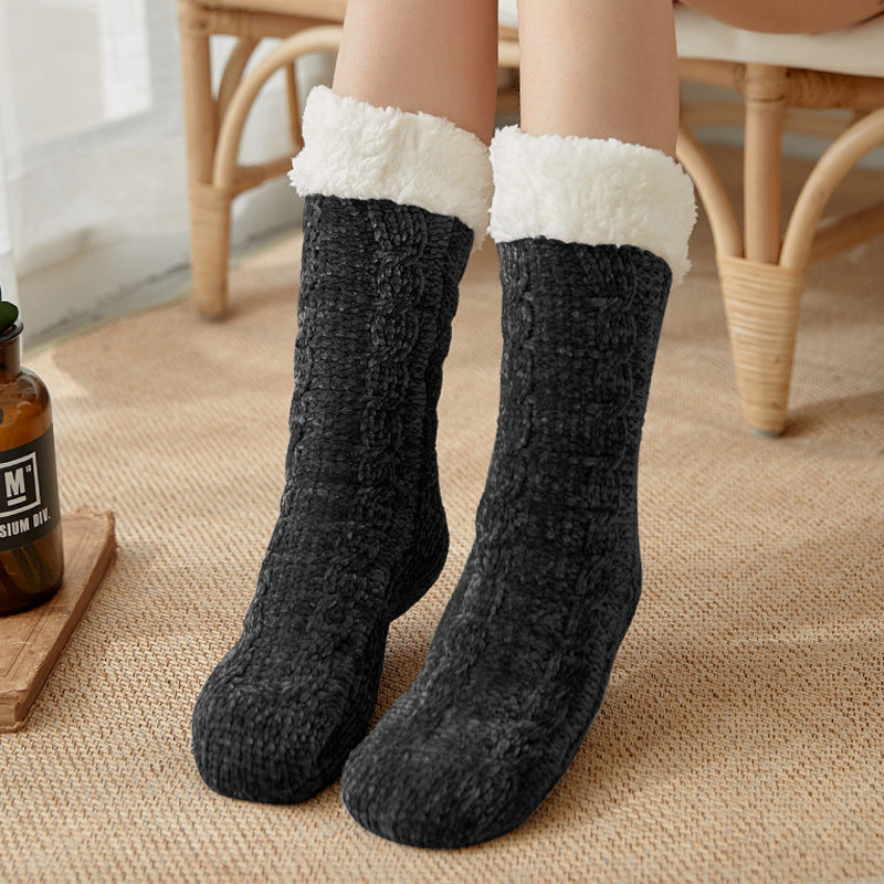 Ladies Winter Warm Floor Sleeping Socks Plus Velvet d67bf0d1 9617 4270 bb84 7277563da2fe