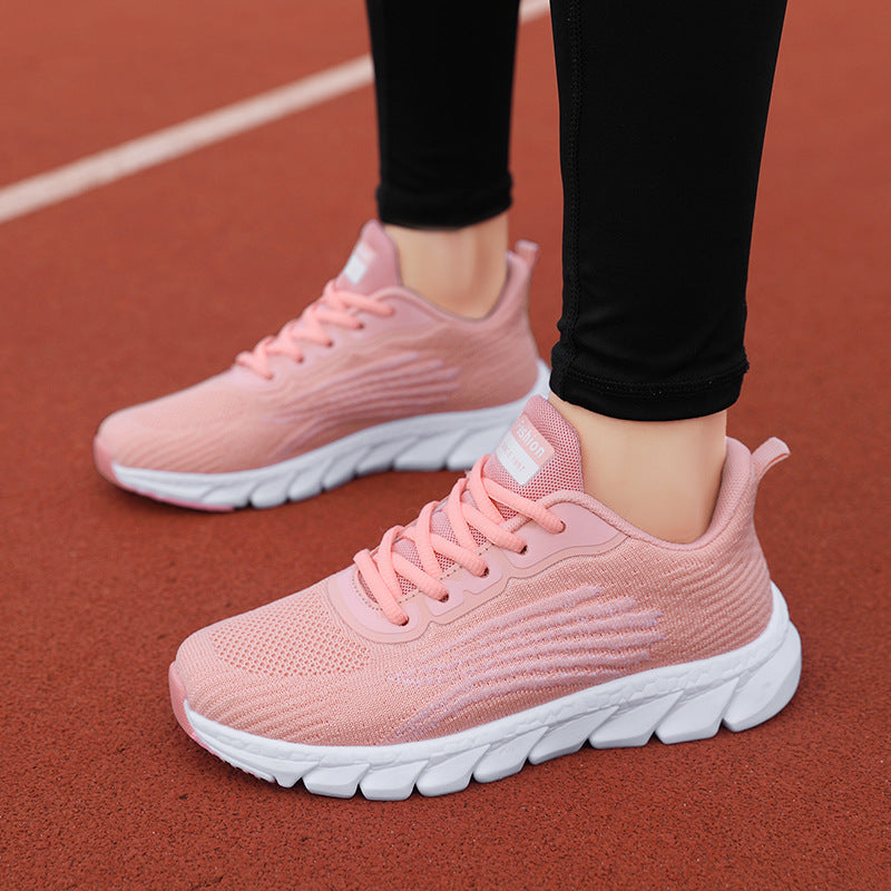 Men's And Women's Flying Woven Breathable Running Shoes Couple's Casual Sneakers d6966a41 8f7d 4917 ad30 4f9508d62369