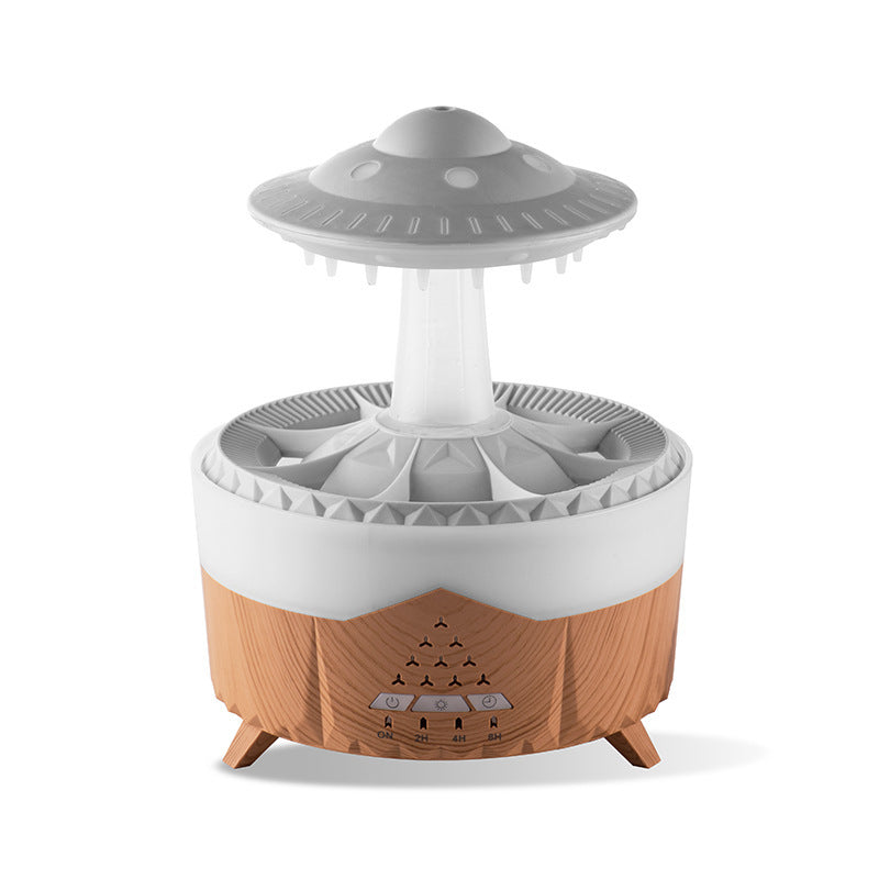New UFO Raindrop Humidifier Water Drop Air Humidifier USB Aromatherapy Essential Oils Aroma Air Diffuser Household Mist Maker