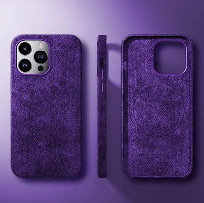 Alcantara Suede Phone Case Magnetic All-inclusive Men And Women d6993653 f414 4891 ad28 2e575185af43 fine