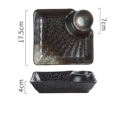 Japanese Creative Ceramic Dumpling Special Plate Comes With Vinegar Plate d6a204da 93d8 45c0 aa56 c3bbf8726a6f