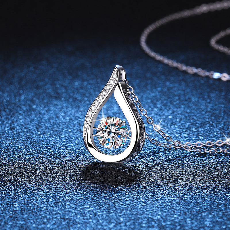 Women's Sterling Silver Pendant Mosonite Necklace d6a6d442 418a 4980 85f4 36ad7a3f9a90