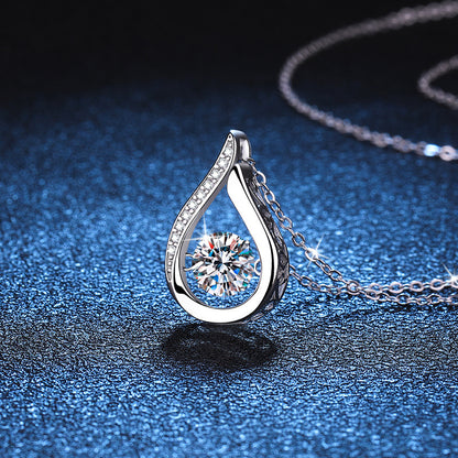 Women's Sterling Silver Pendant Mosonite Necklace d6a6d442 418a 4980 85f4 36ad7a3f9a90
