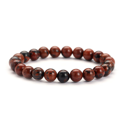 Unakite Bracelet Single Circle 8mm Natural Stone Bracelet Minimalist Blue Grain Stone Daily Bracelet d6af2d70 a69d 45e3 998e 
