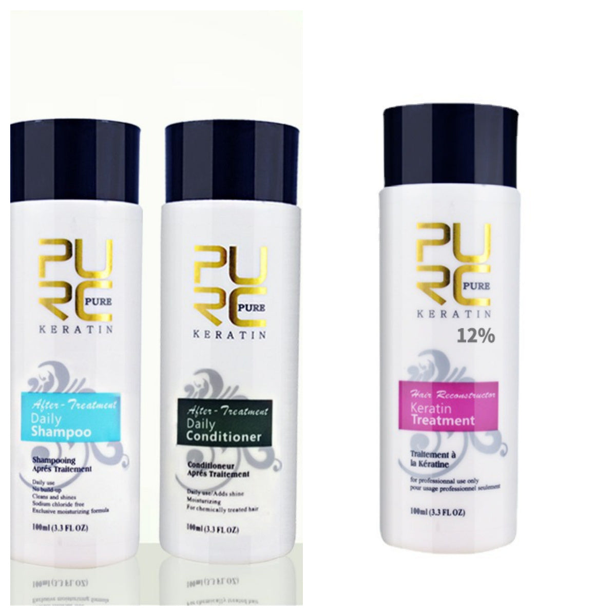 PURC Straightening Hair Repair And Straighten Damage Hair Products Brazilian Keratin Treatment  Purifying Shampoo d6b5fb77 aa