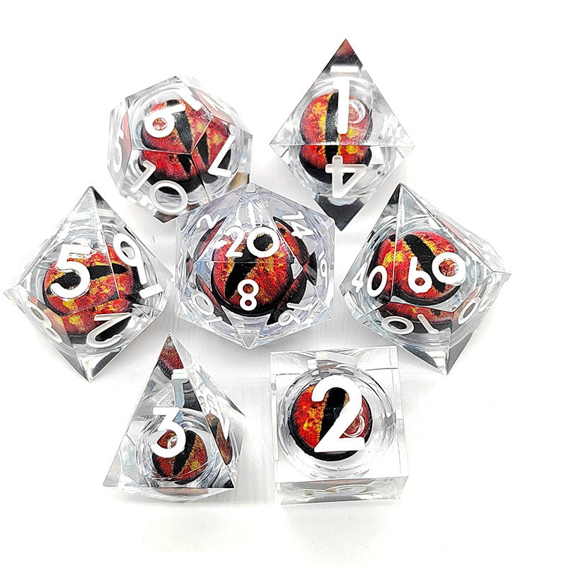 The New Pointed Resin Dragon Eye Can Rotate DND Game Dice d6bc37e0 898f 4115 bace fef199b434fc