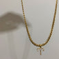 Vintage 18k Gold Plated Diamond Constellation Clavicle Necklace d6bdd26e a6f3 4c23 8baf 25bf74889796 242f7215 7c54 4ee3 88a3 