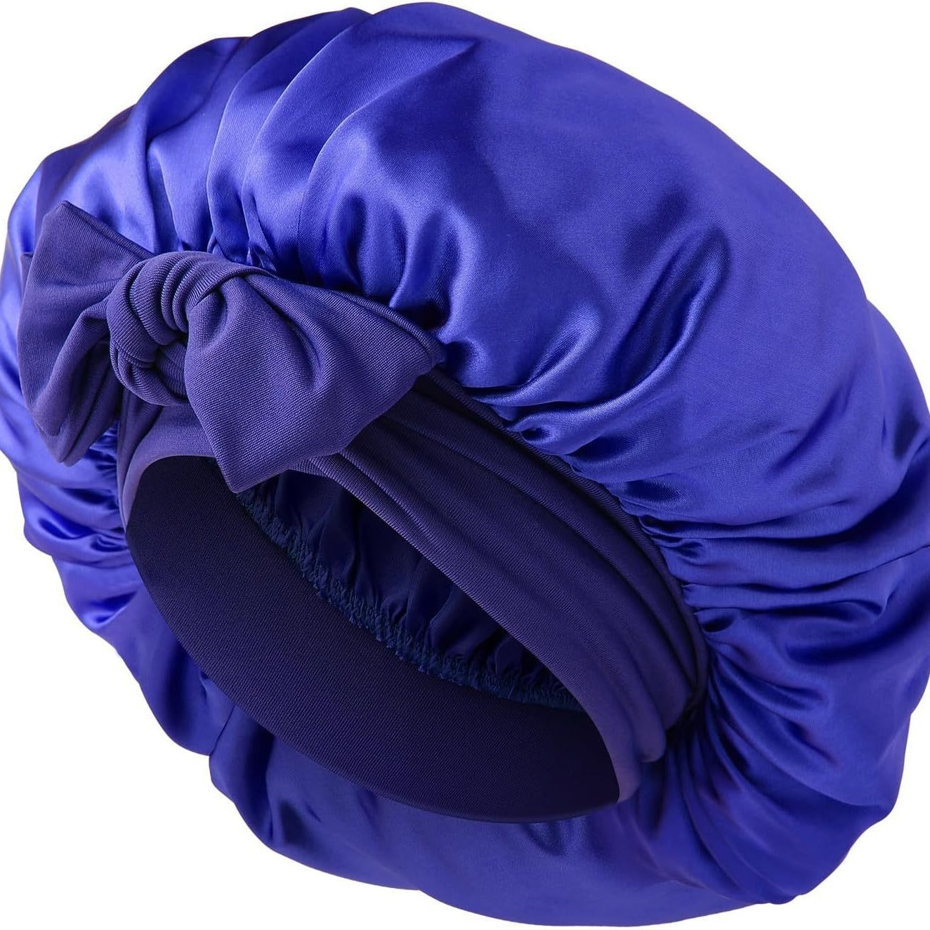Satin Ribbon Round Bow Elastic Nightcap d6d1ebcb 09d6 4ecc 8f40 8403750ea7fe