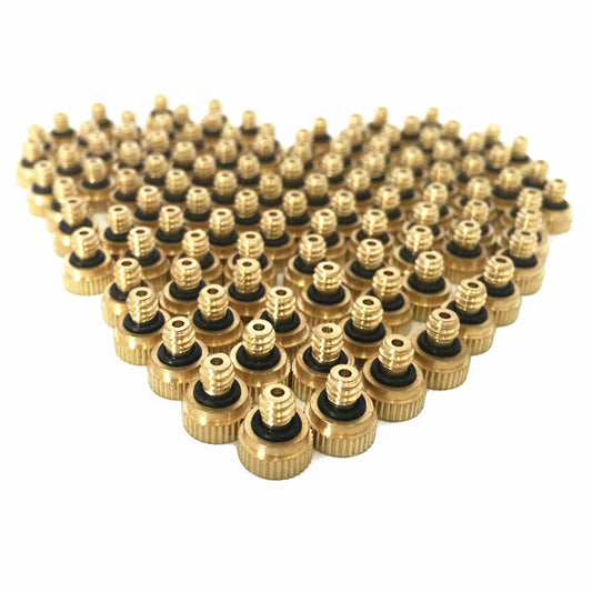 Amazon 316 External Thread Low Pressure Nozzle Atomization Atomizing Spray Head Low Pressure Brass Small Head Atomization Noz
