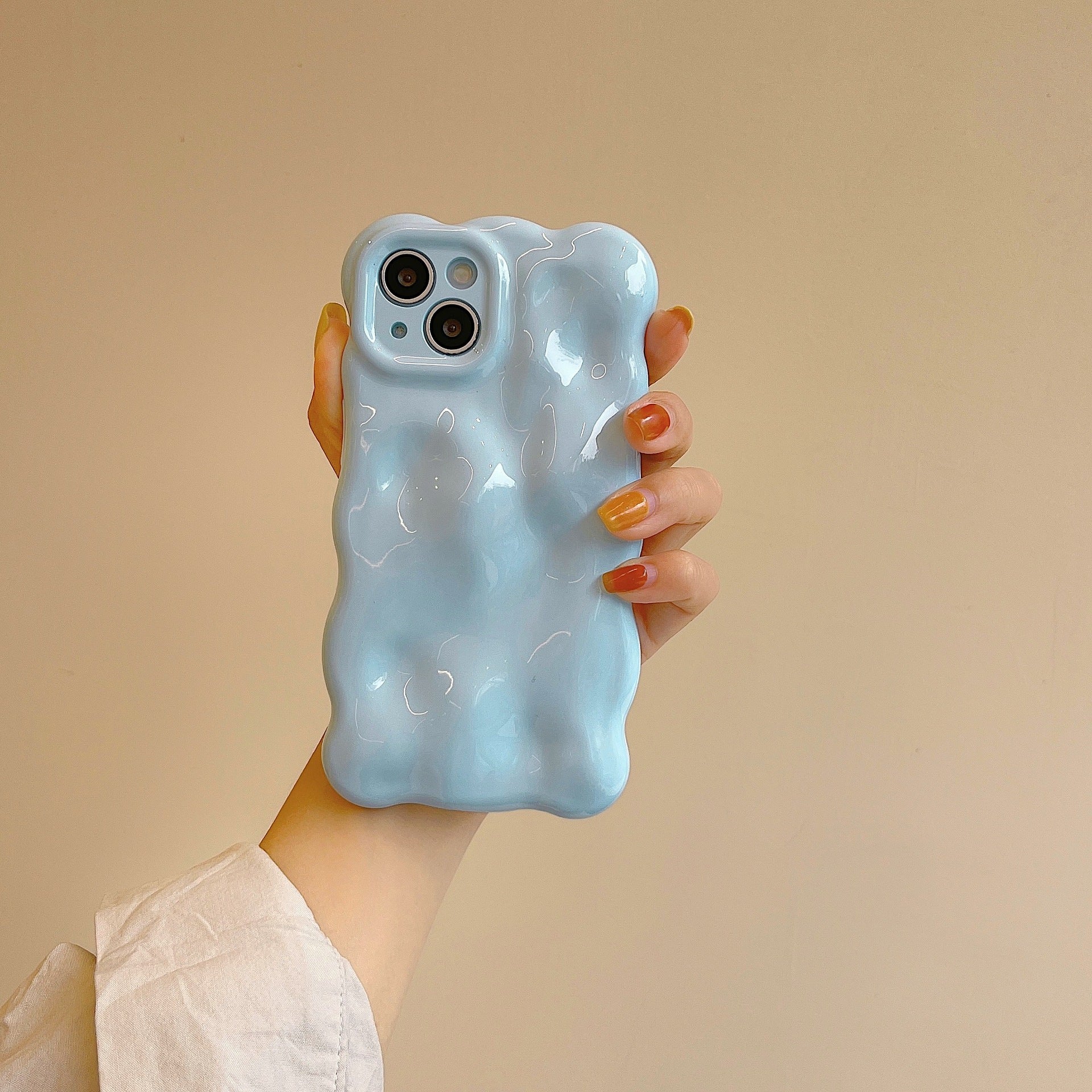 New Irregular Meteorite Pattern Phone Case Solid Color d6e1ceff 022d 4cc3 b511 d30d837c8a4c