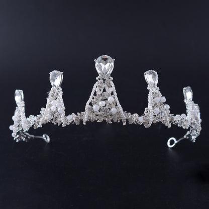 Simple Rhinestone Silver Headband Crown d6e55f83 ebf7 4c38 9927 56d4bcaa8bd4