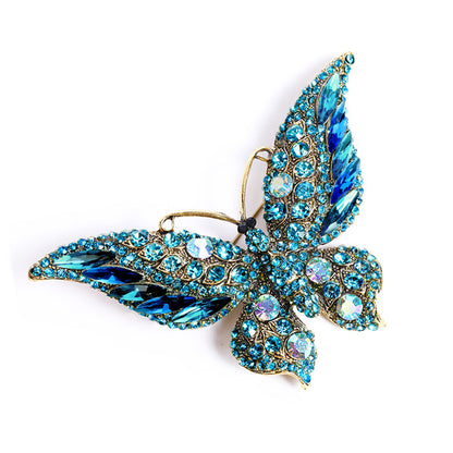 Crystal Big Butterfly Brooch Fashion Animal Insect Lady d7020c98 521e 432d ac0f df0fe7e0e207