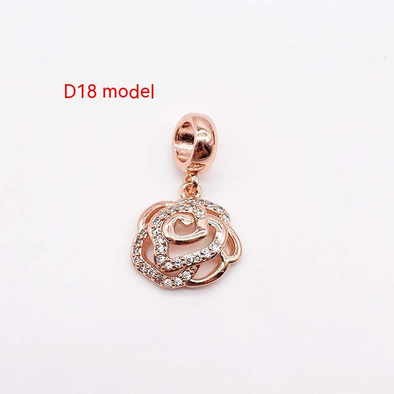 Copper Plating 14K Gold Large Hole Spacer Bead Can String Leather Rope Bracelet Pendant d711e284 c697 4896 8f2f 6e42d0975643 