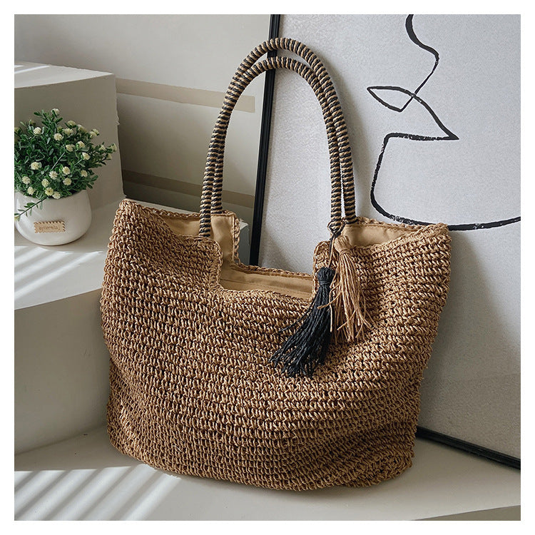 Winter Fashion Straw Casual Tote Bag d71a3d15 0283 469a a60a 0380fdc3485b