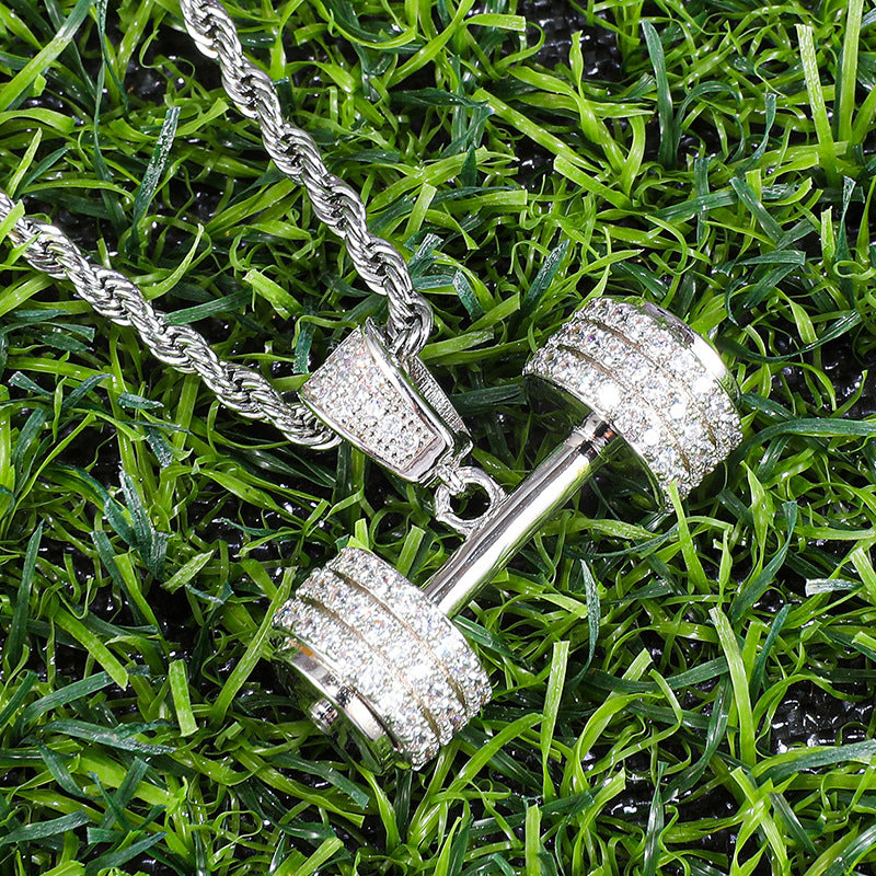 Men's Full Diamond Hip Hop Pendant Necklace d72ca4e8 5b90 456e 8818 c8f5ec697461