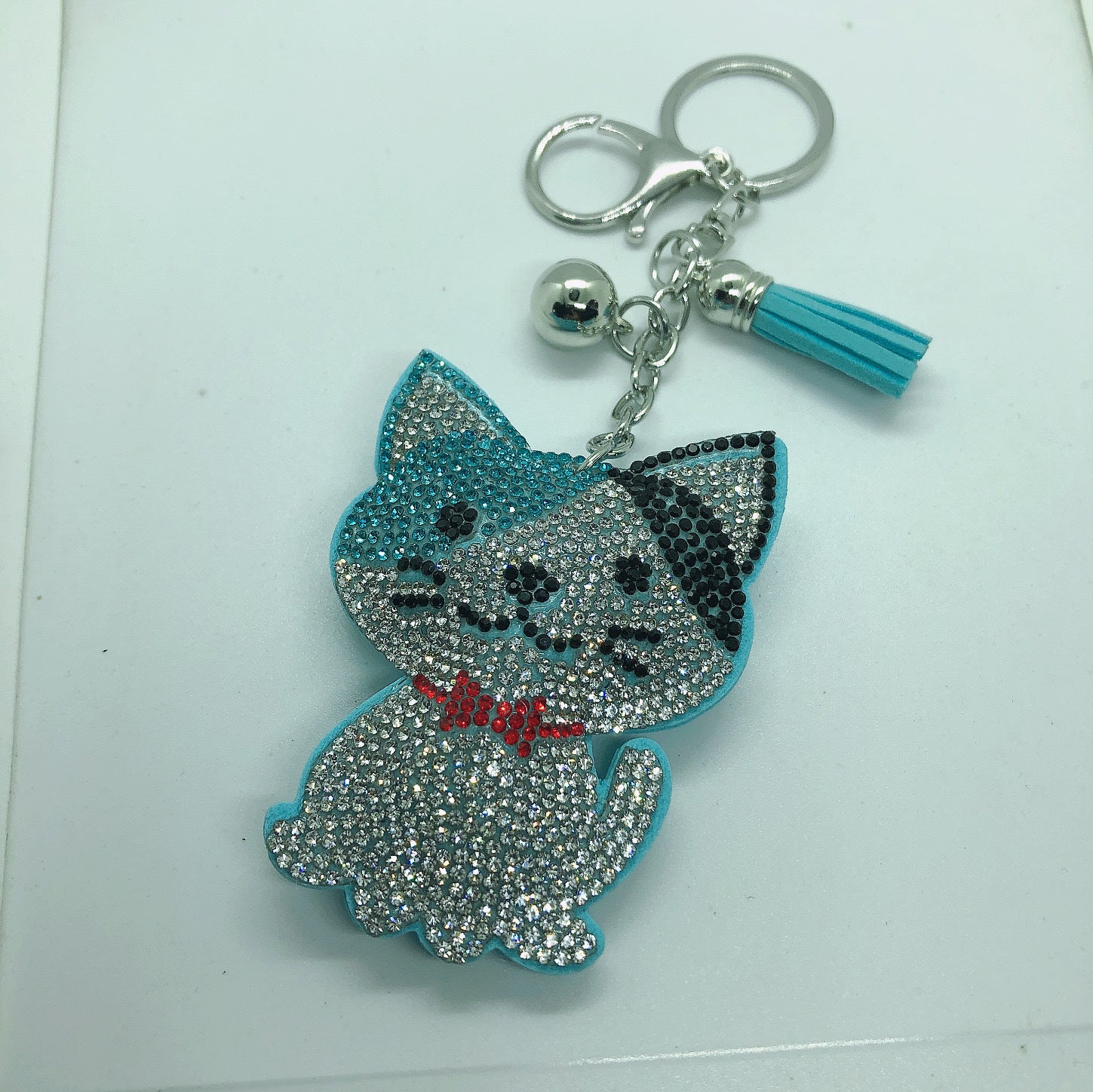 Classic Cartoon Cat Hot Rhinestone Keychain Fashion d72de9f2 724f 4337 9e45 a4d8afcc3c30