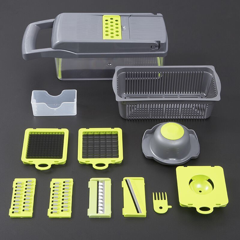 Multifunctional Vegetable Cutter Home Kitchen Slicing And Dicing Fruit Artifact d73feeae 41f7 4c70 80dc 806388717a80