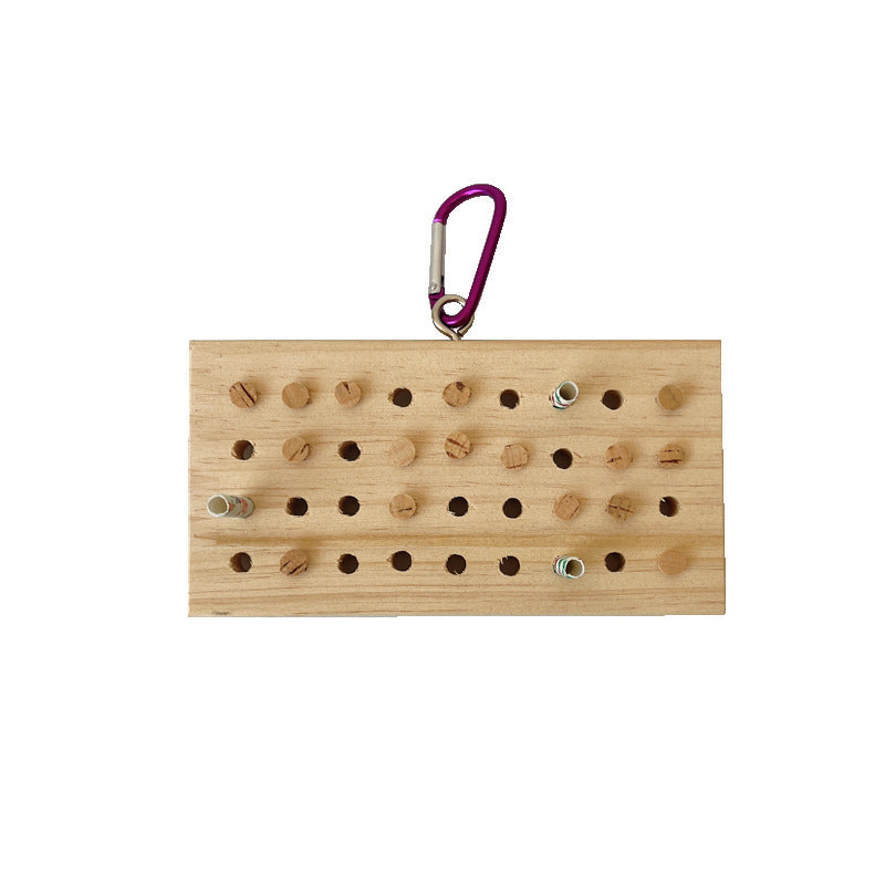 Parrot Toys Training Decompression Hanging Solid Wood Keyboard Toy d750a04e b37a 4d73 b3ec 05f2a51f9932