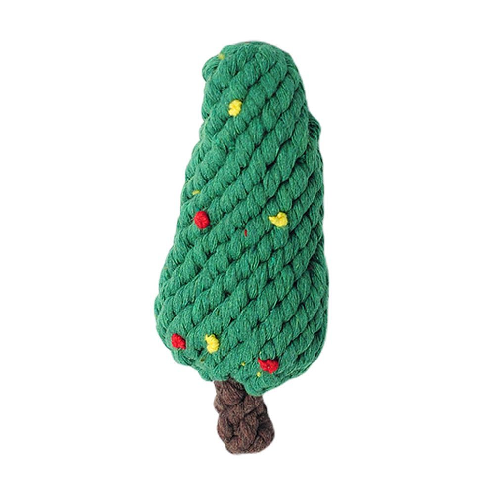 Tooth Cleaning Dog Toy Cotton Thread Christmas Tree Gift Doll d751f49c 3df0 4cc8 8e0b 40d31ce3d372