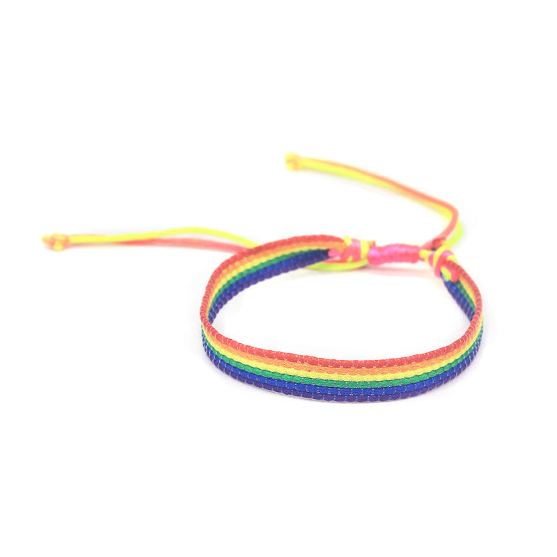 Women's Fashion Rainbow Woven Hand Strap d7524644 e056 446f bca4 4ed601a801ed 45c9ce35 4568 4b41 8d0f ef1d727bac92