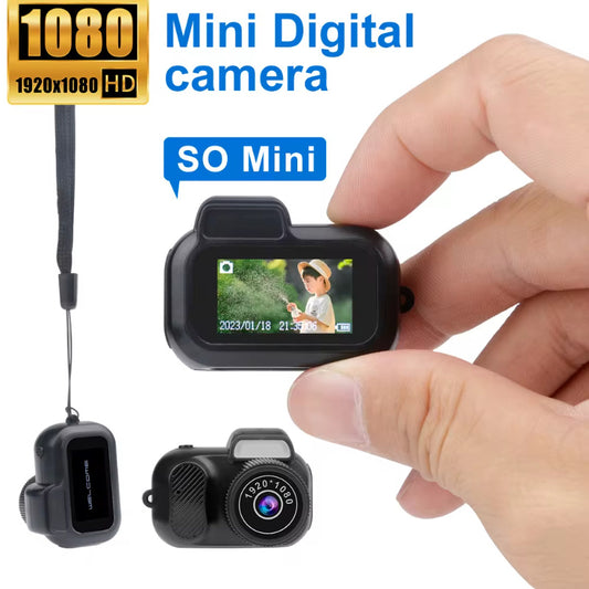 Retro Mini Camera With Screen Indoor Home Outdoor 1080p HD Portable Very Small Camera Video Support Holiday Gifts d755bda0 8f
