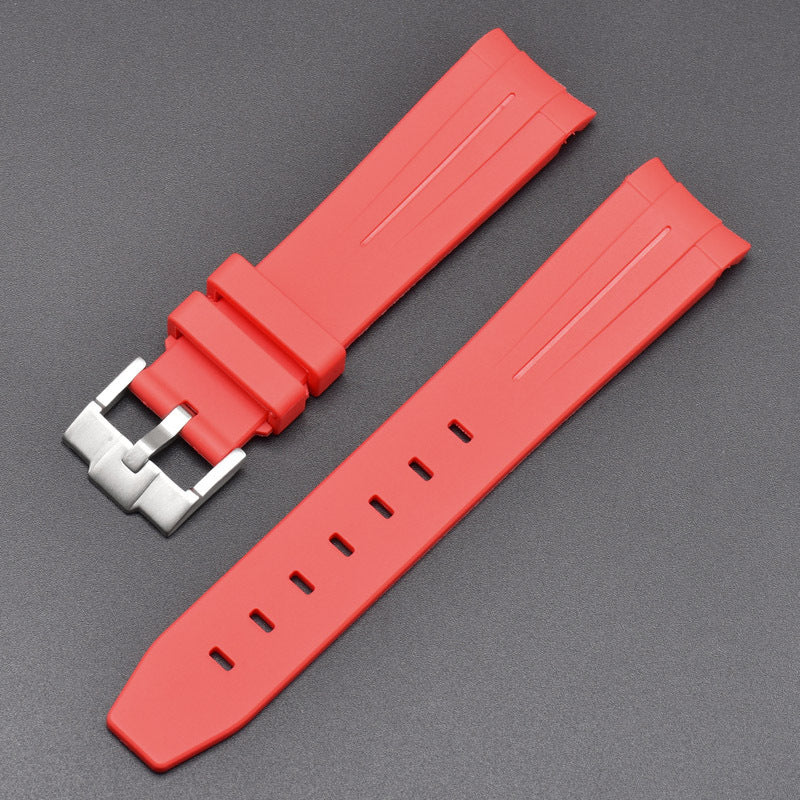Mercury Arc Rubber Watch Strap Men's And Women's Waterproof 20mm d75bf081 8b70 486d b4de e330479cbb49
