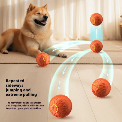 Pets Electric Jumping Ball Automatic Dog-teasing Luminous Pet Products Pets Dogs Training Products Ball Toys For Dogs Resista