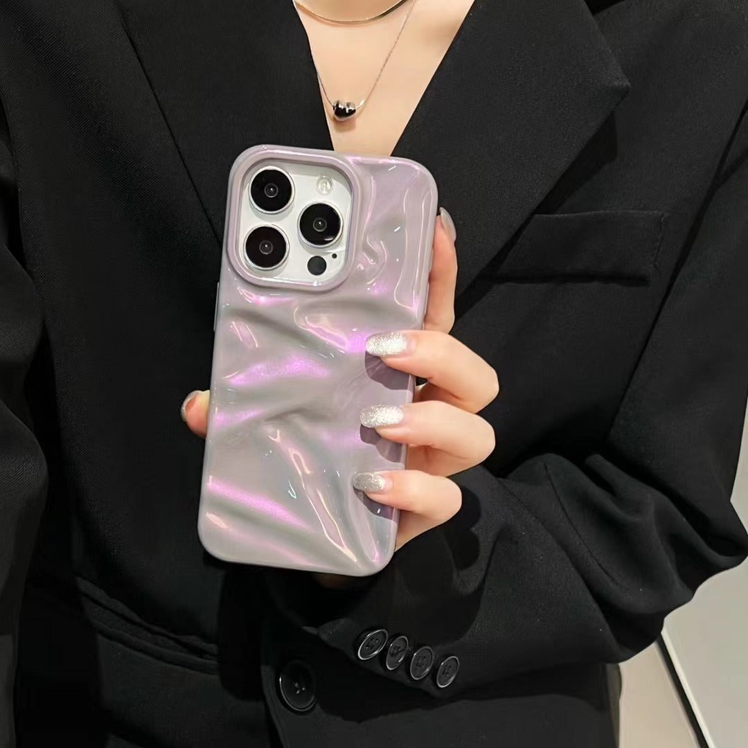 Colorful Purple Water Ripple Phone Case Three-dimensional d77091cd fbea 4c8f 8122 c7a0a97947e1