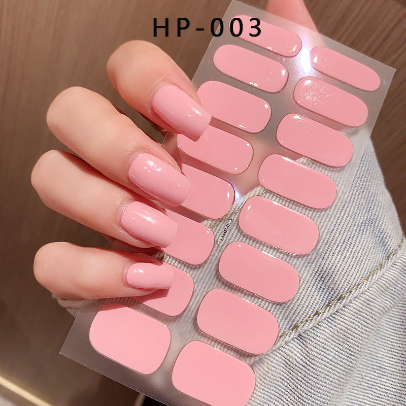 Waterproof And Durable Second Generation Semi-cured UV Nail Beauty Stickers d777a9d6 bb2b 46bd acd9 11f5ba85440d
